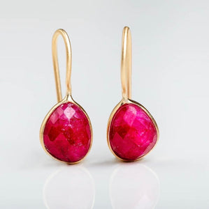 Gold Crystal Earrings