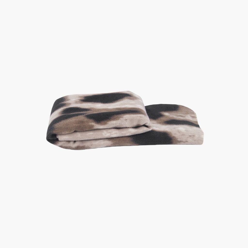 Neutral Leopard Mediumweight Scarf