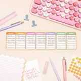 Days of the Week Keyboard Weekly Planner