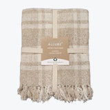 Darwin Chenille Checked Tartan Throw Blanket - 100% Recycled