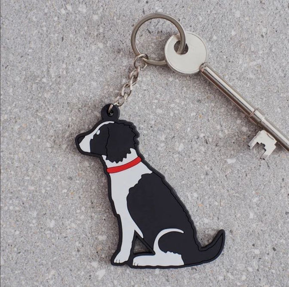 Springer Spaniel Keyring (Black & White)Sweet William Designs