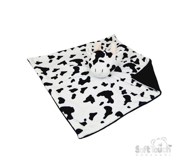 Cow Soft Touch Baby Comforter - Black & White