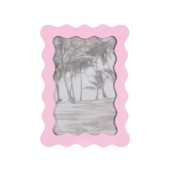 Wiggle Border Pink Picture Frame