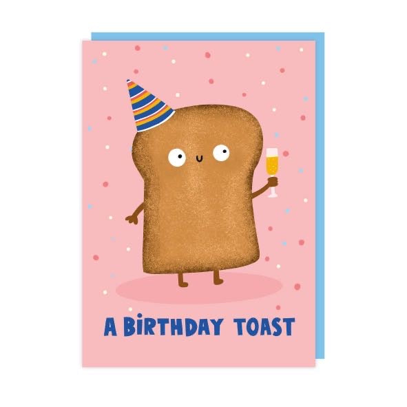 Birthday Toast Card-Lucy Maggie Designs