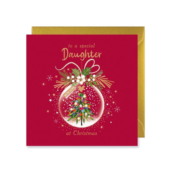 To a Special Daughter Christmas Card