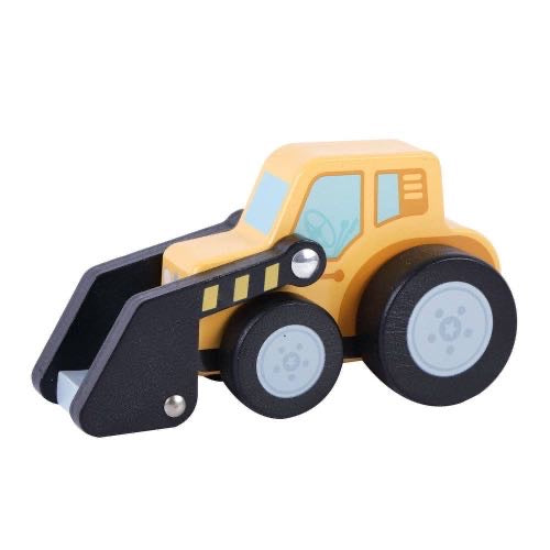 Jumini Push Along Wooden Digger Toy (Boxed)