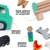 Wooden Farm Lorry Children’s Toy (with animals)