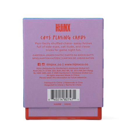 HiJiNX Cat Playing Cards | Novelty Gift for Cat Lovers
