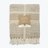 Savannah Herringbone Throw Blanket - 100% Recycled Materials