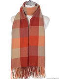 Autumnal Check Winter Scarf