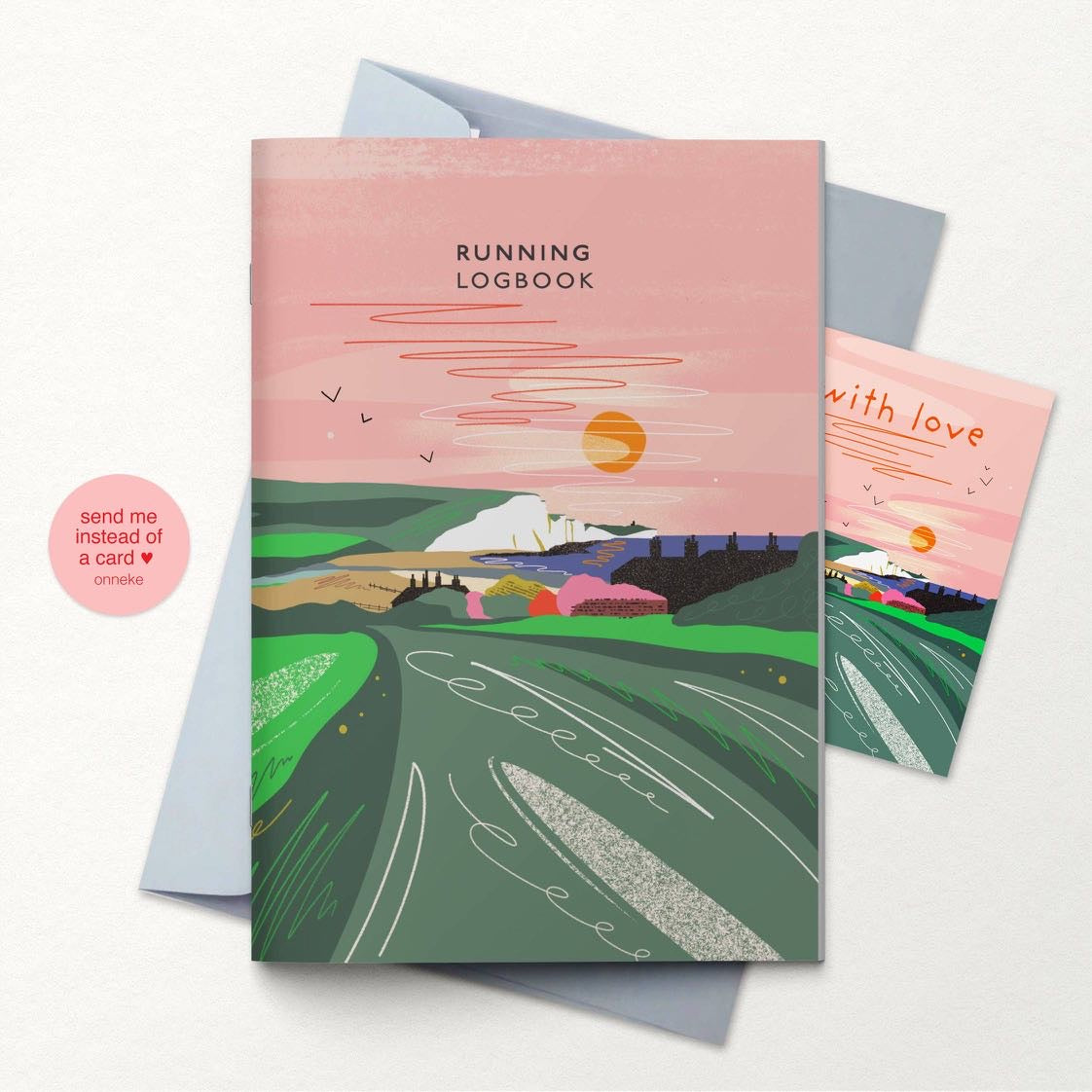 Running Logbook by Onneke | Illustrated Gift for Runners