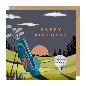 Happy Birthday - Golf - Card - celebration