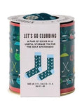 Storage Tin & Sock Set - Golf