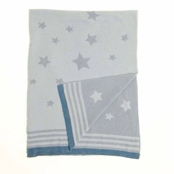 Blue Stars Baby Blanket