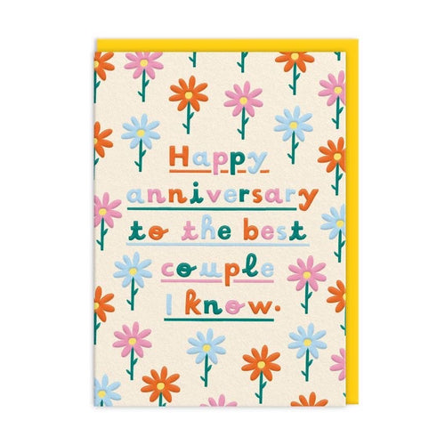 Best couple anniversary card 