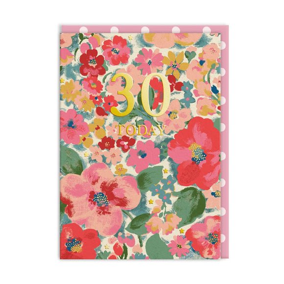 Cath Kidston 30 birthday card