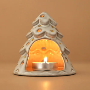 White Christmas tealight holder from Lisa angel