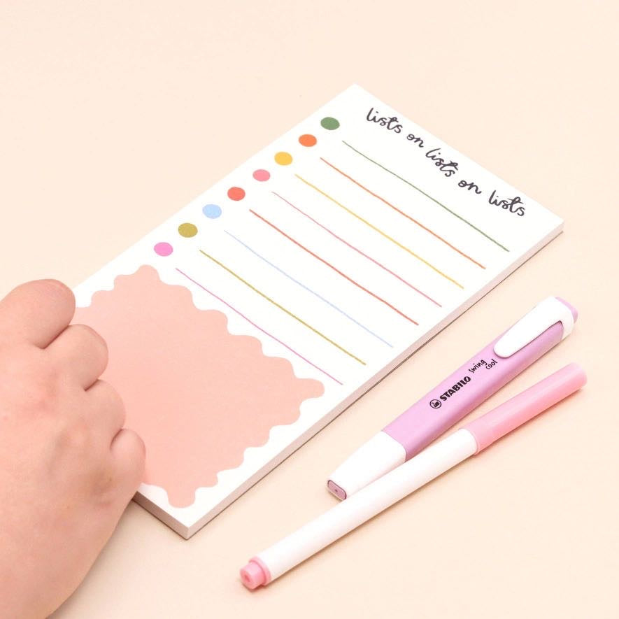 To do list - lists on lists Notepad - Oh Laura