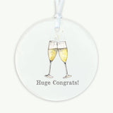 Huge Congratulations Hanging Ceramic Decoration