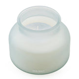 Large frosted candle sea salt scent 