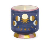 Adopo Moon Phases Ceramic Candle - Jasmine & Rose