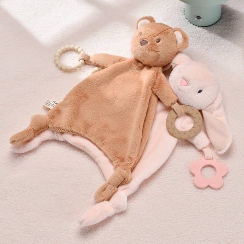 Bear or Rabbit Comforter with Silicone Ring - Jumini