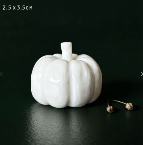Porcelain Pumpkin Decoration - East Of India (Various Sizes)