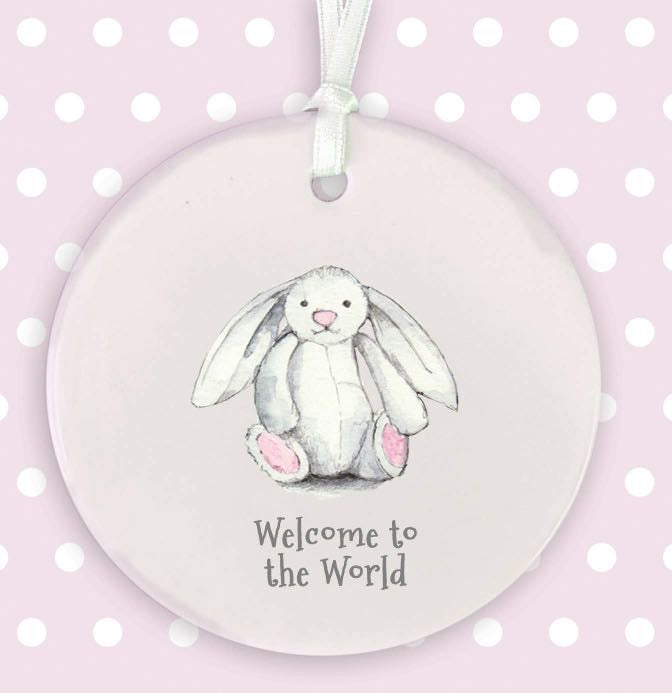 Hanging Decoration - Nursery - Newborn Keepsake - Baby Girl