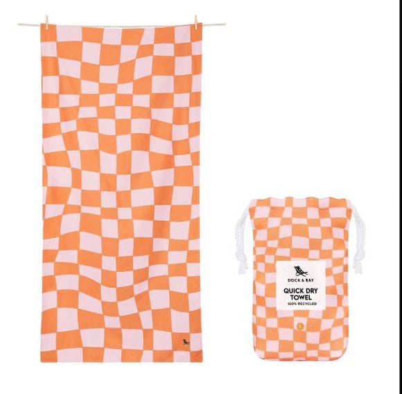 Dock & Bay Quick Dry Towels - Groovy Check