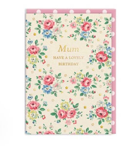 Mum Have A Lovely Birthday Card - Cath Kidston