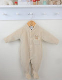 Fluffy Mouse Cosy Natural Sleepsuit
