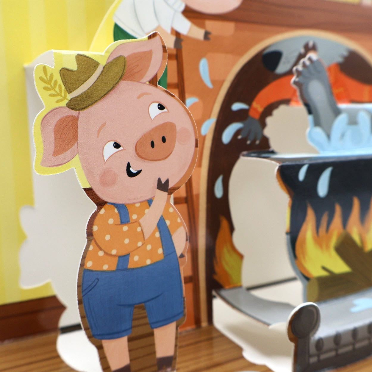 Three Little Pigs - Children’s Fairy Tale Pop-Up Book