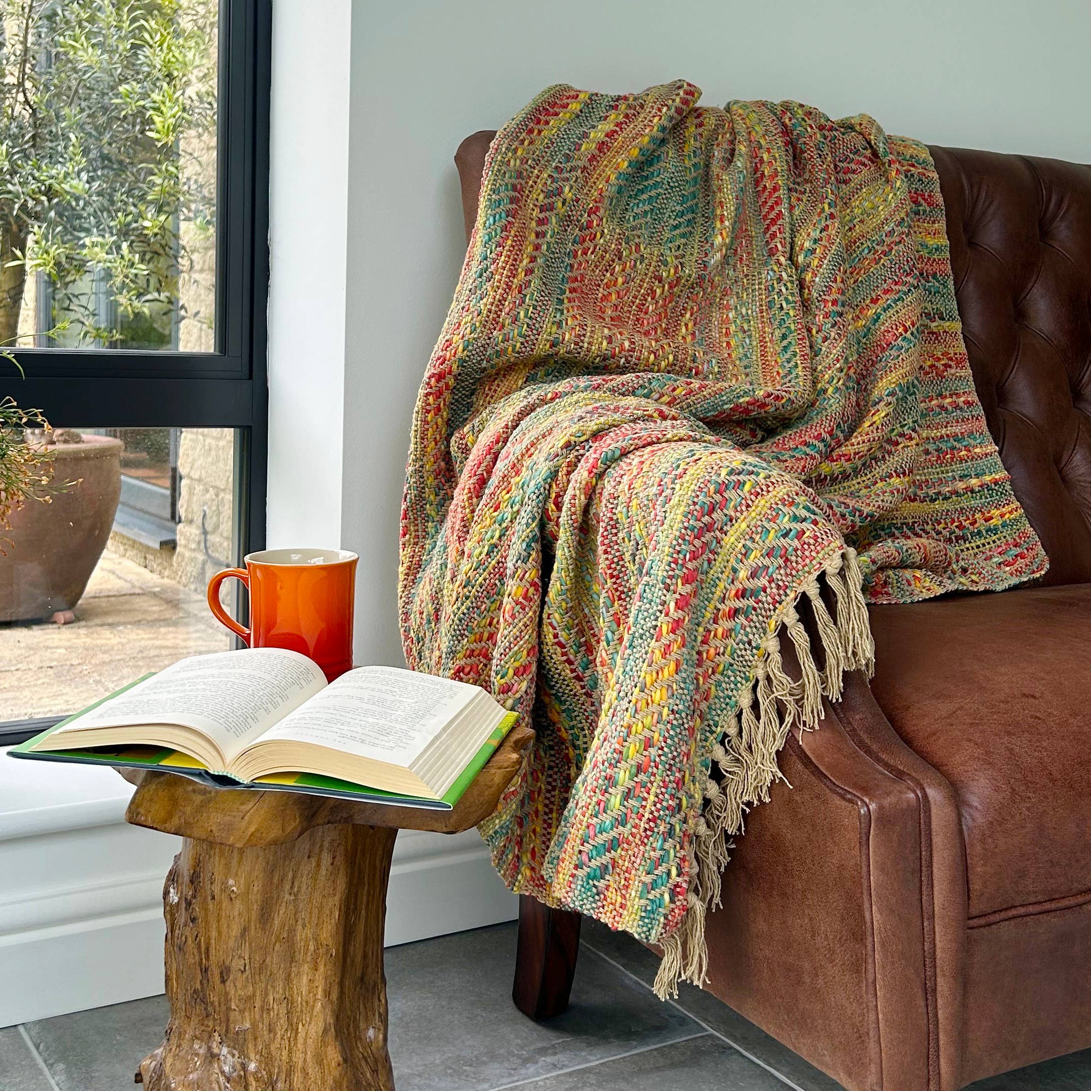 Banjara Patterned Colourful Throw Blanket