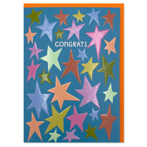 'Congrats' Star Greeting Card