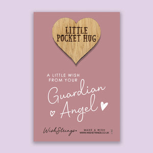 Guardian angel little pocket hug from wishstrings