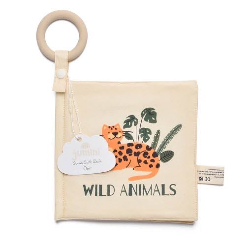 Jumini Baby Cloth Book - Wild Safari