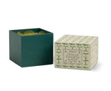 TULIP GREEN GLASS SOY CANDLE - VERBENA & LEMONGRASS