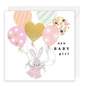 New baby girl card