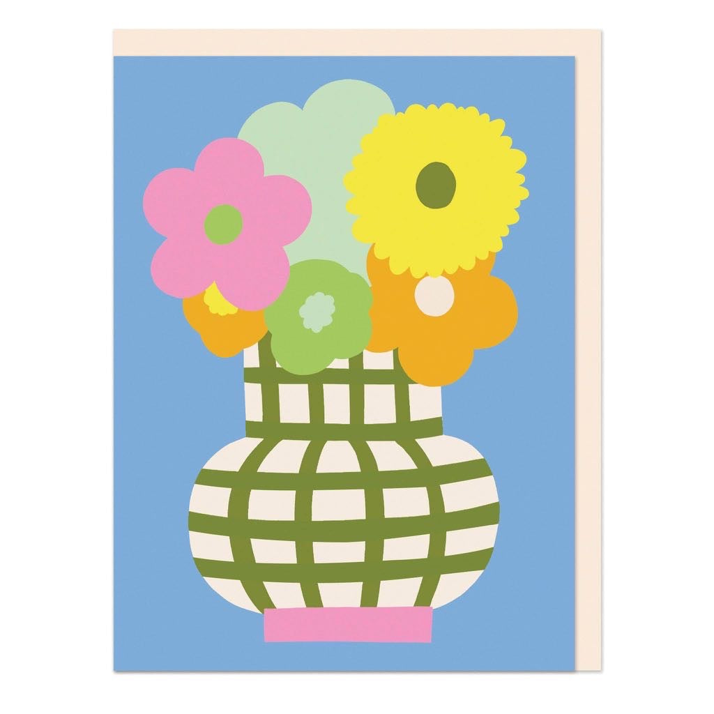 Blank - Flower Vase Card
