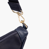 Modern Nylon Sling Crossbody Bag – Navy