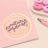 Vinyl Sticker - procrastinating perfectionist