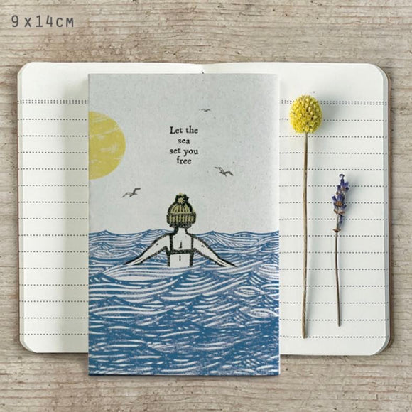 Let the sea set you free notebook