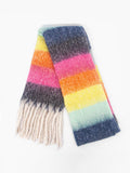 Rainbow Stripe Heavyweight Scarf