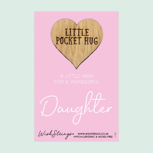 Daughter little pocket hug from wishstrings 
