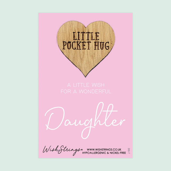 Daughter little pocket hug from wishstrings 