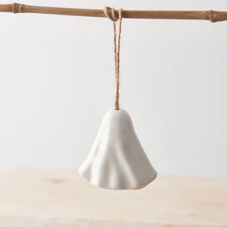 Hello Pumpkin Hanging Ghost Decoration