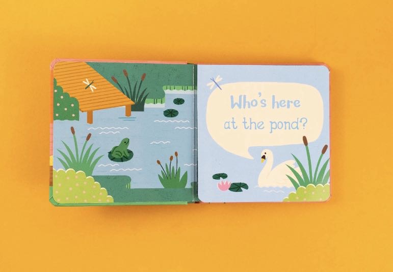 Who’s Here On The Farm – Fold-Out Flaps Board Book