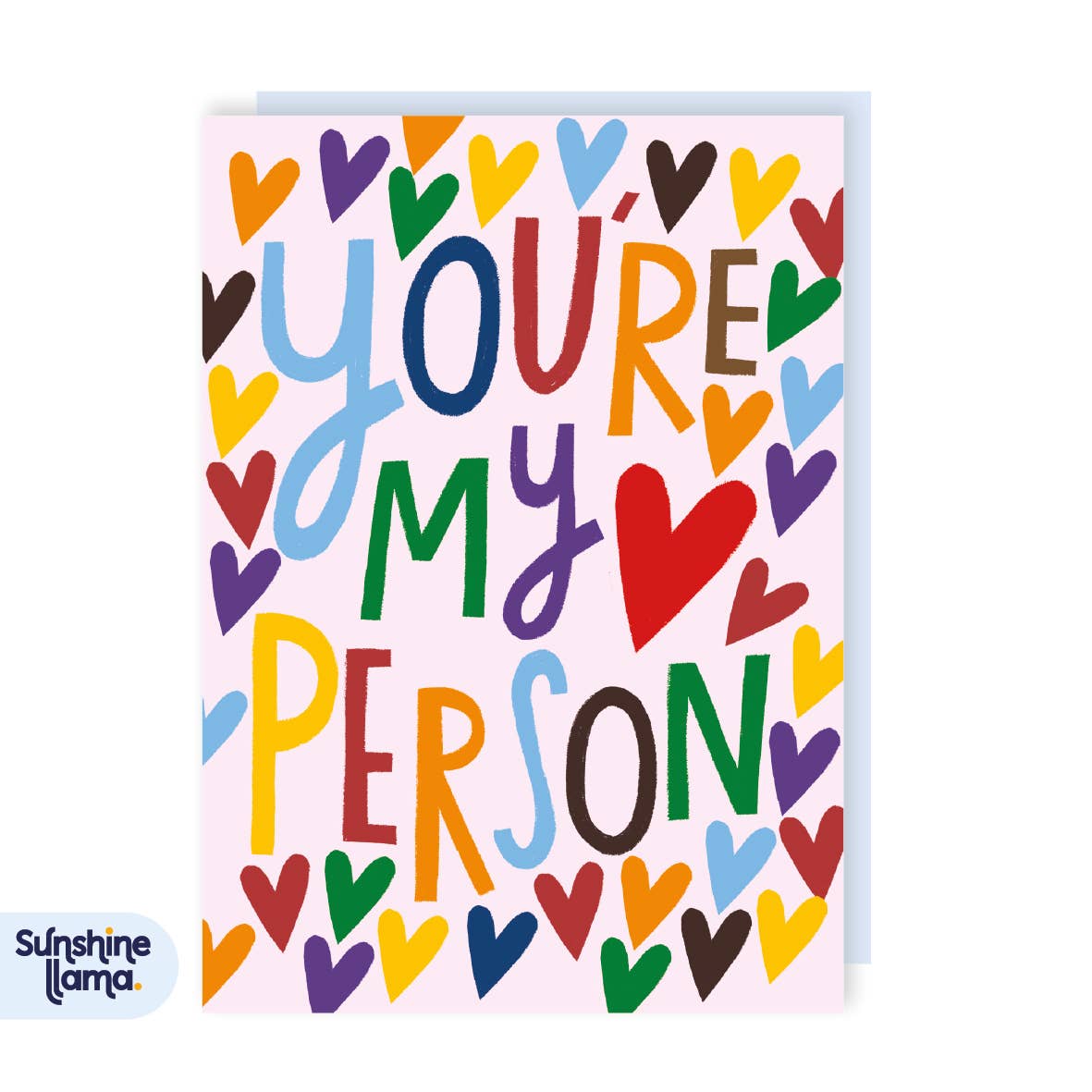 My Person Valentine's Day Card - Sunshine Llama