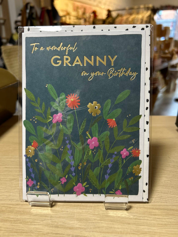 Wonderful Granny Birthday Card