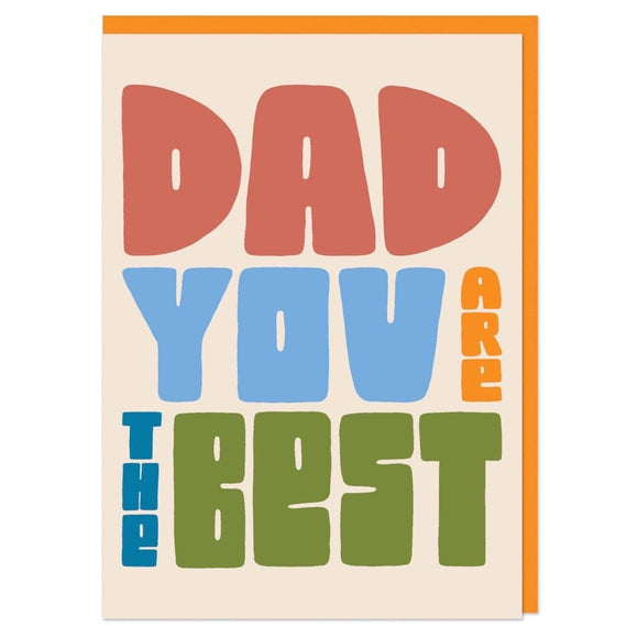 Dad you are the best card greeting card